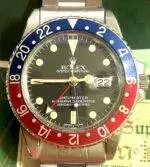 Rolex GMT-Master Pepsi Bezel Ref. 1675 Circa 1966