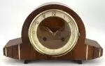 mantle Clock, art deco, 8 day