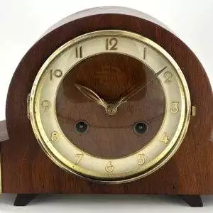 mantle Clock, art deco, 8 day