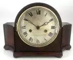 mantle Clock, ARTS AND CRAFTS, 8 day, HAC