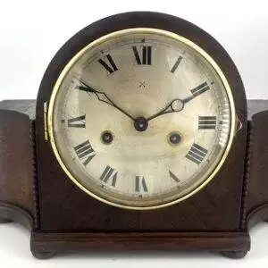 mantle Clock, ARTS AND CRAFTS, 8 day, HAC