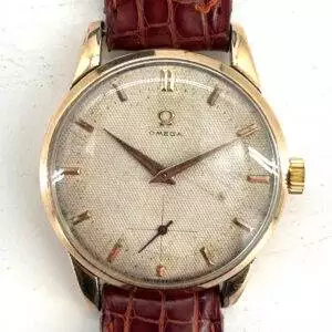 9K Gold Omega Jumbo Watch