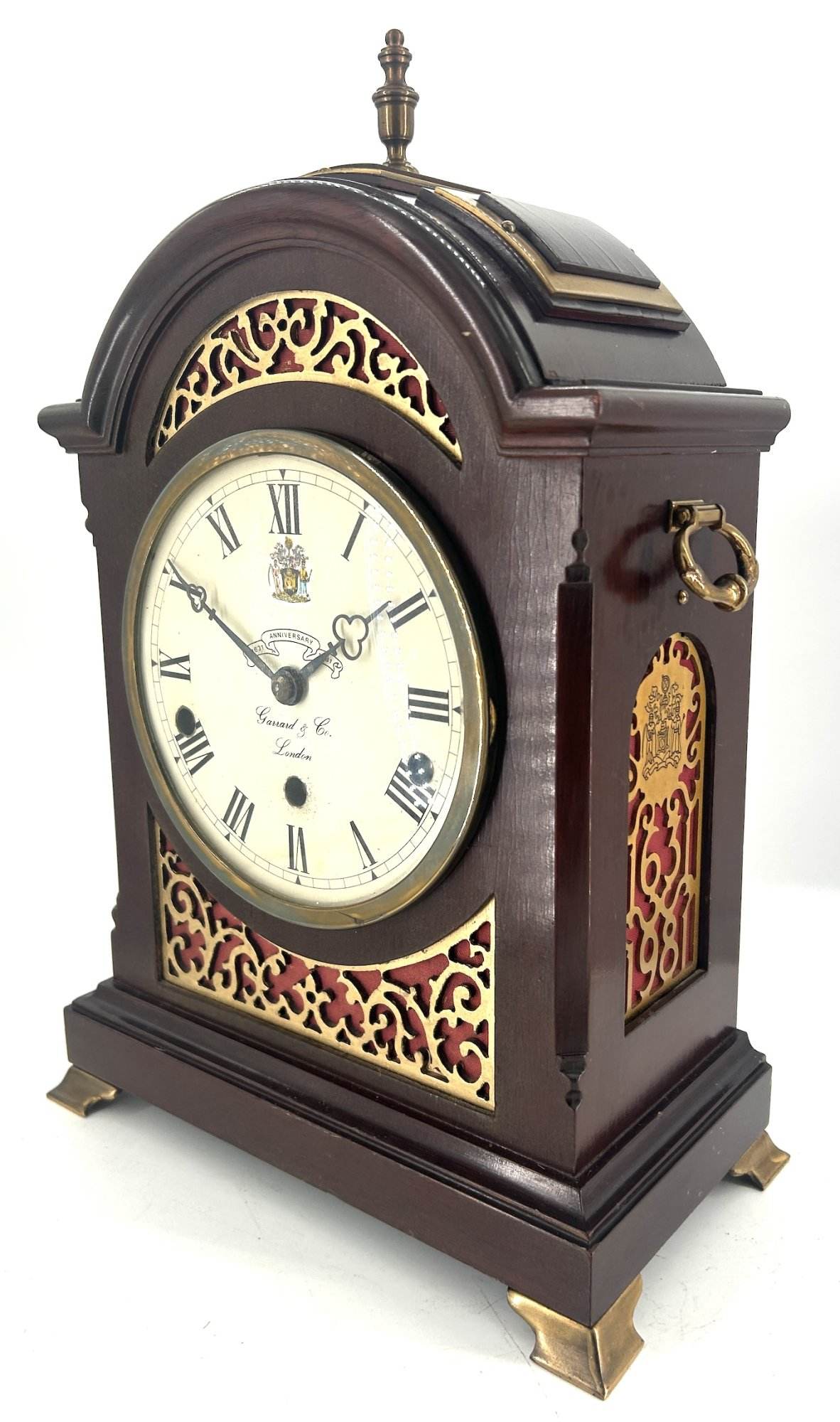 Wonderful Elliot Triple Chime Exhibition Clock - ca1985 - Image 11