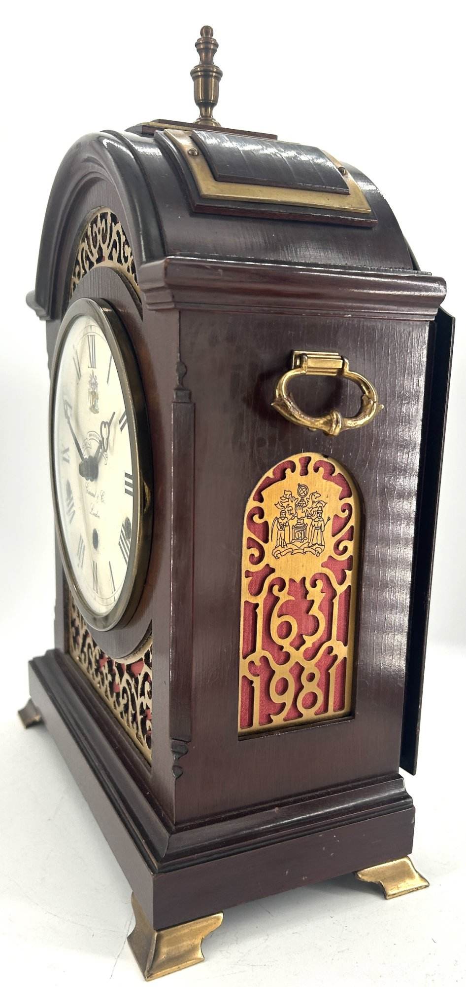 Wonderful Elliot Triple Chime Exhibition Clock - ca1985 - Image 10