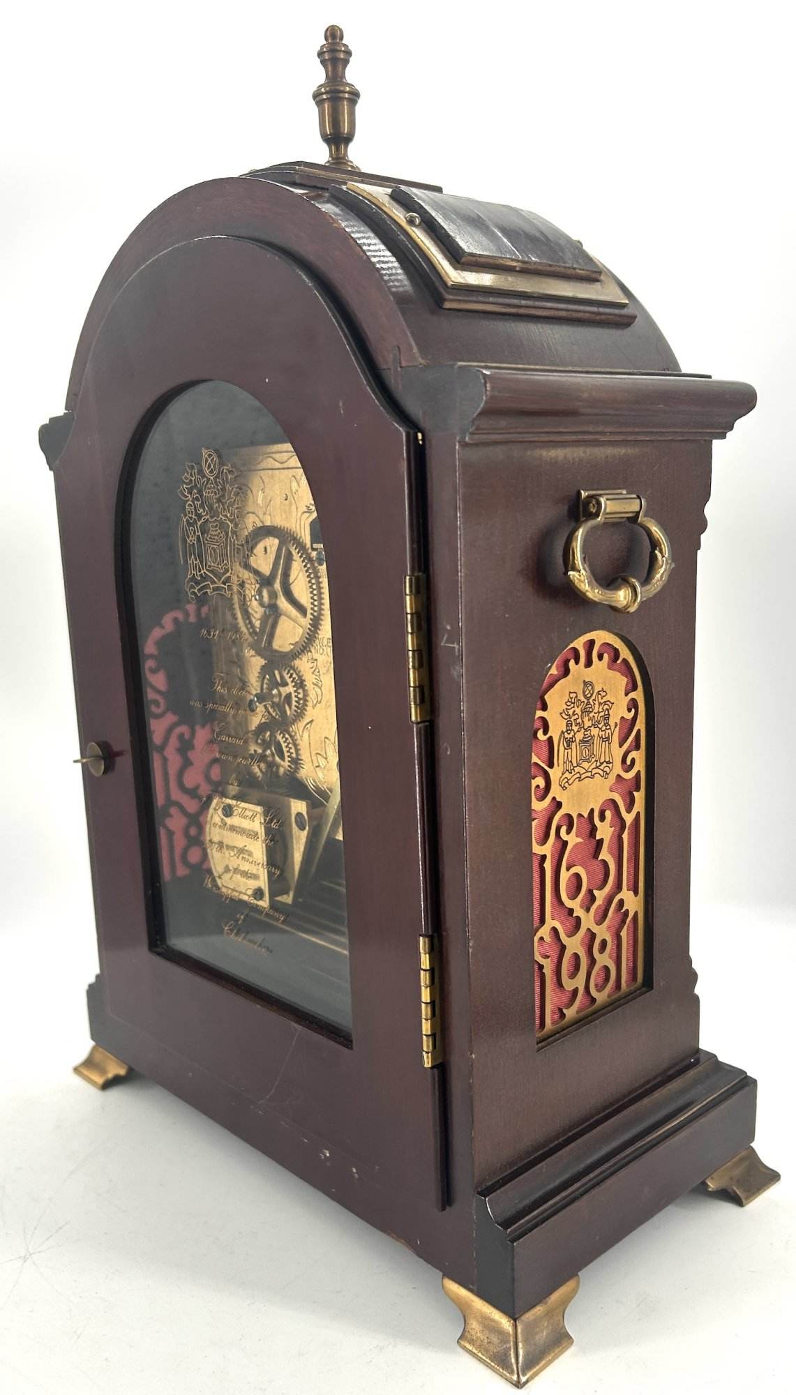 Wonderful Elliot Triple Chime Exhibition Clock - ca1985 - Image 7