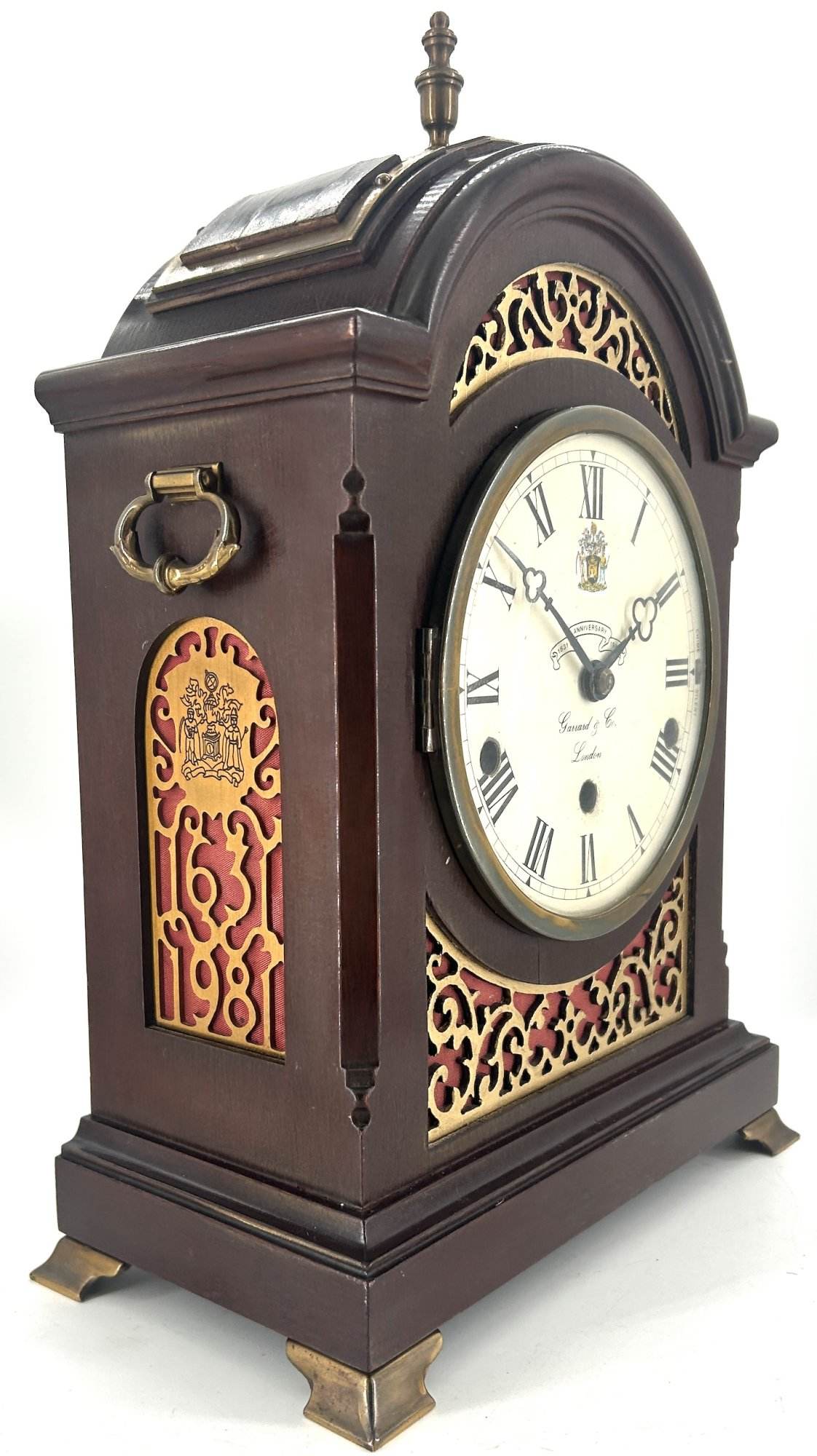 Wonderful Elliot Triple Chime Exhibition Clock - ca1985 - Image 5