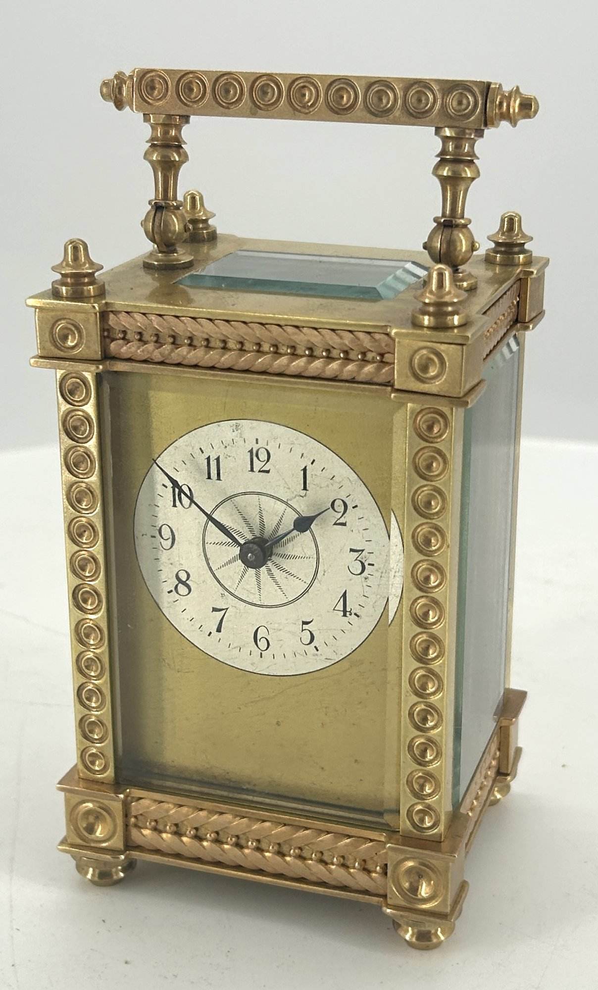Elegant Antique French Carriage clock - ca1900 - Image 2