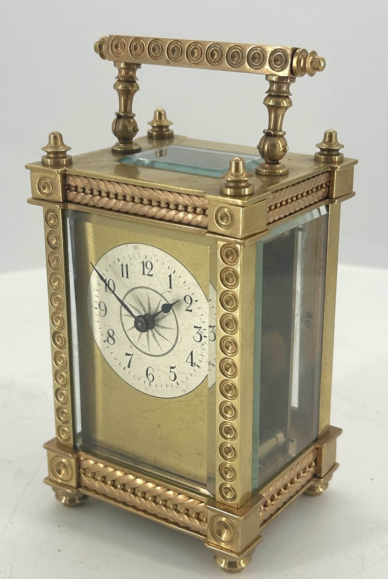 Elegant Antique French Carriage clock - ca1900 - Image 3