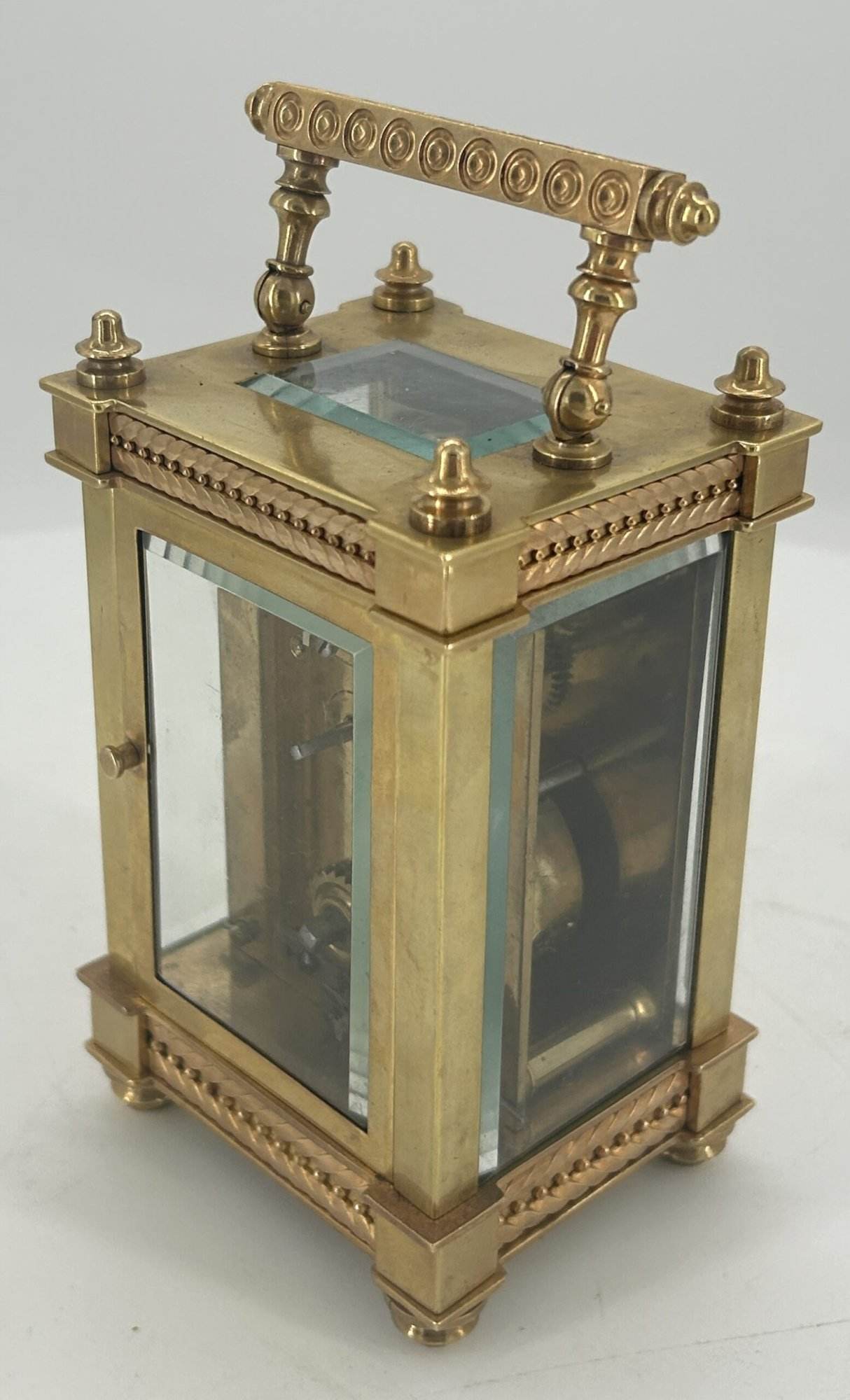 Elegant Antique French Carriage clock - ca1900 - Image 7