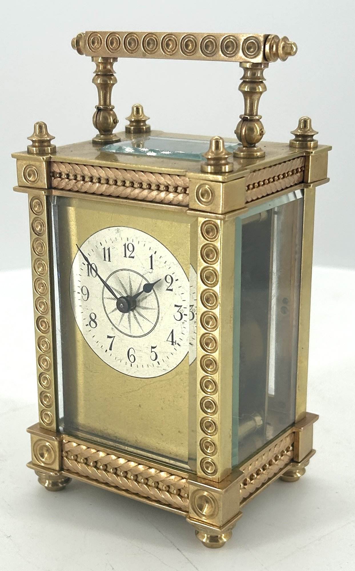 Elegant Antique French Carriage clock - ca1900 - Image 9