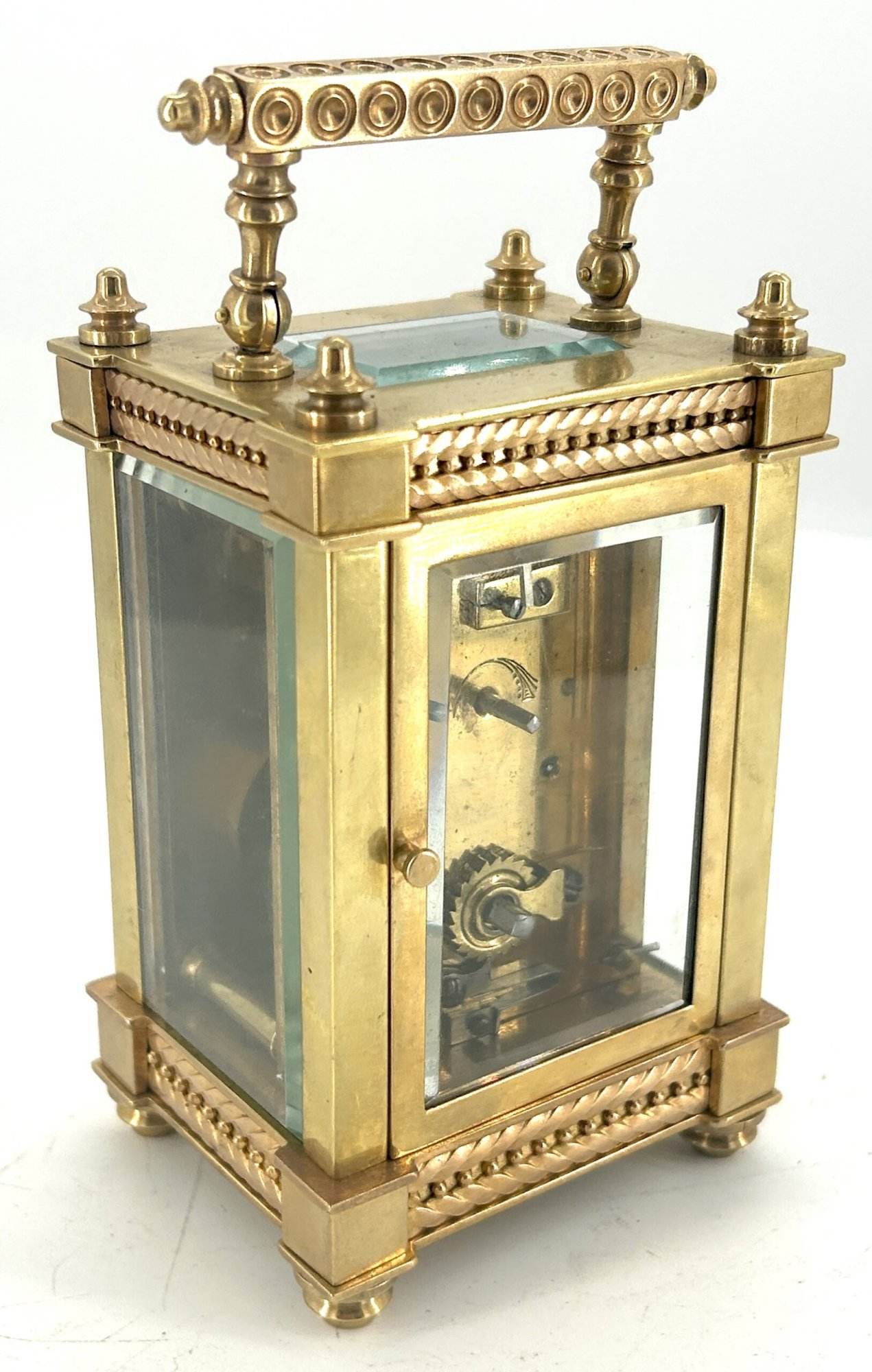 Elegant Antique French Carriage clock - ca1900 - Image 10
