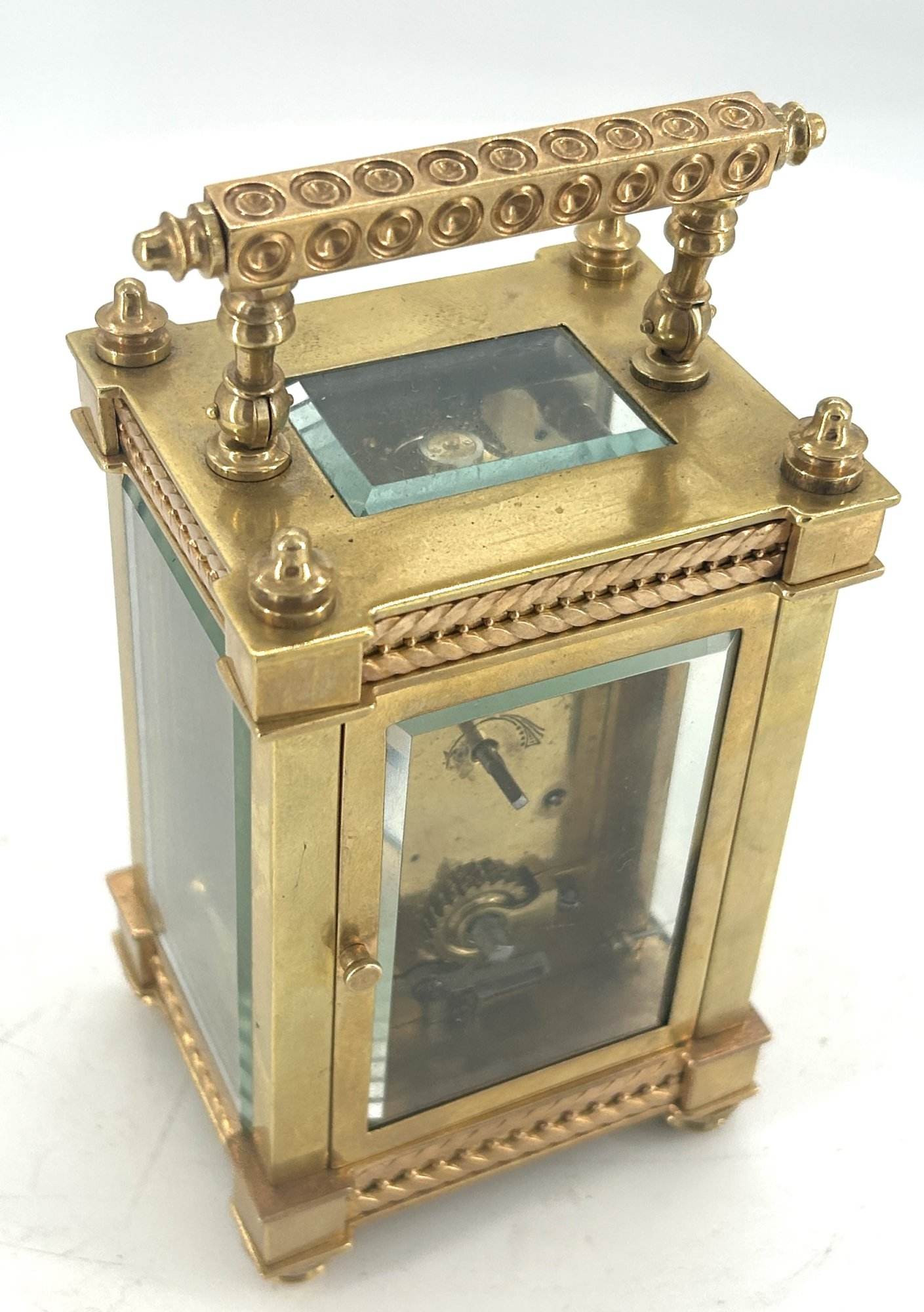 Elegant Antique French Carriage clock - ca1900 - Image 11