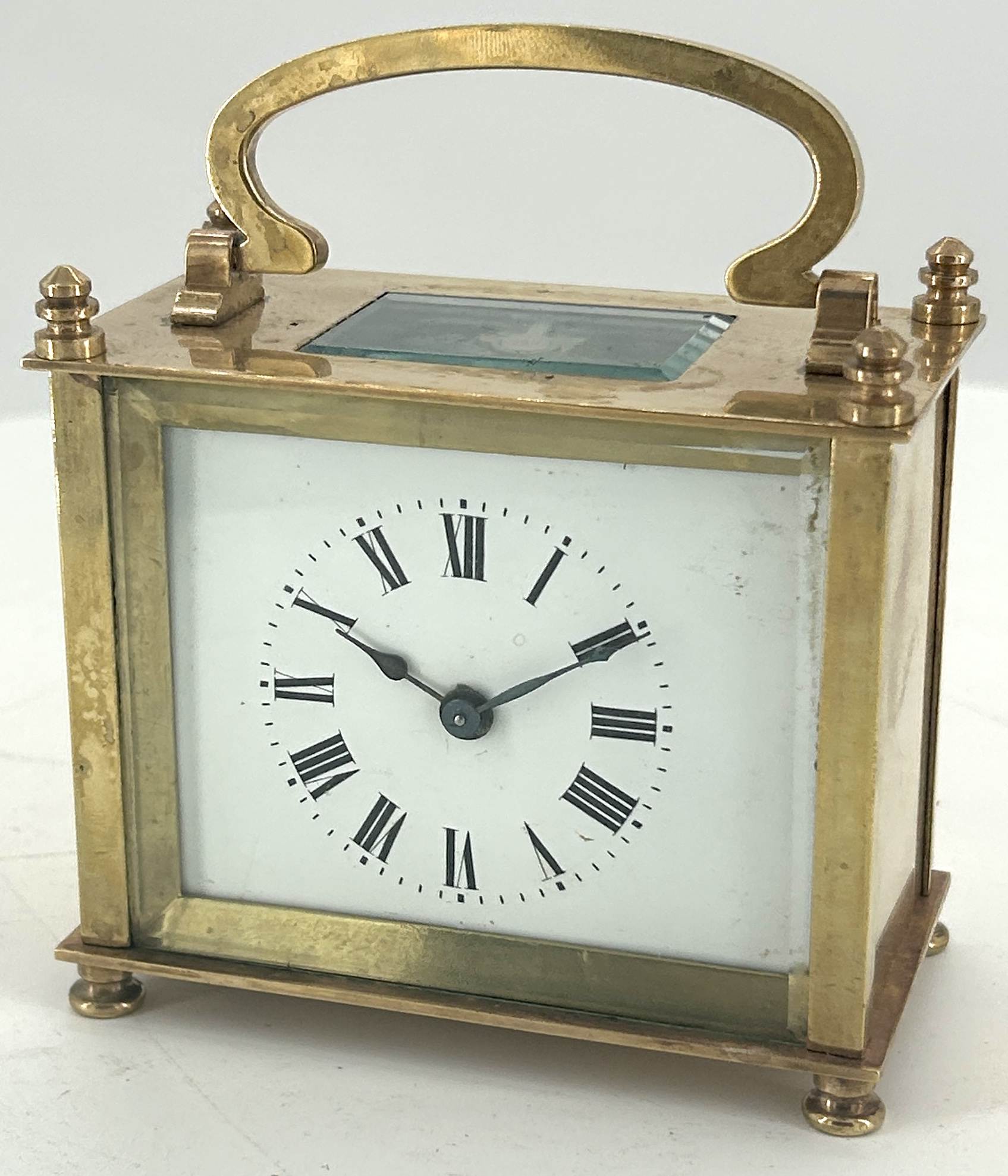 Lovely Antique Rectangle Carriage Clock – Ca1900 - Image 9