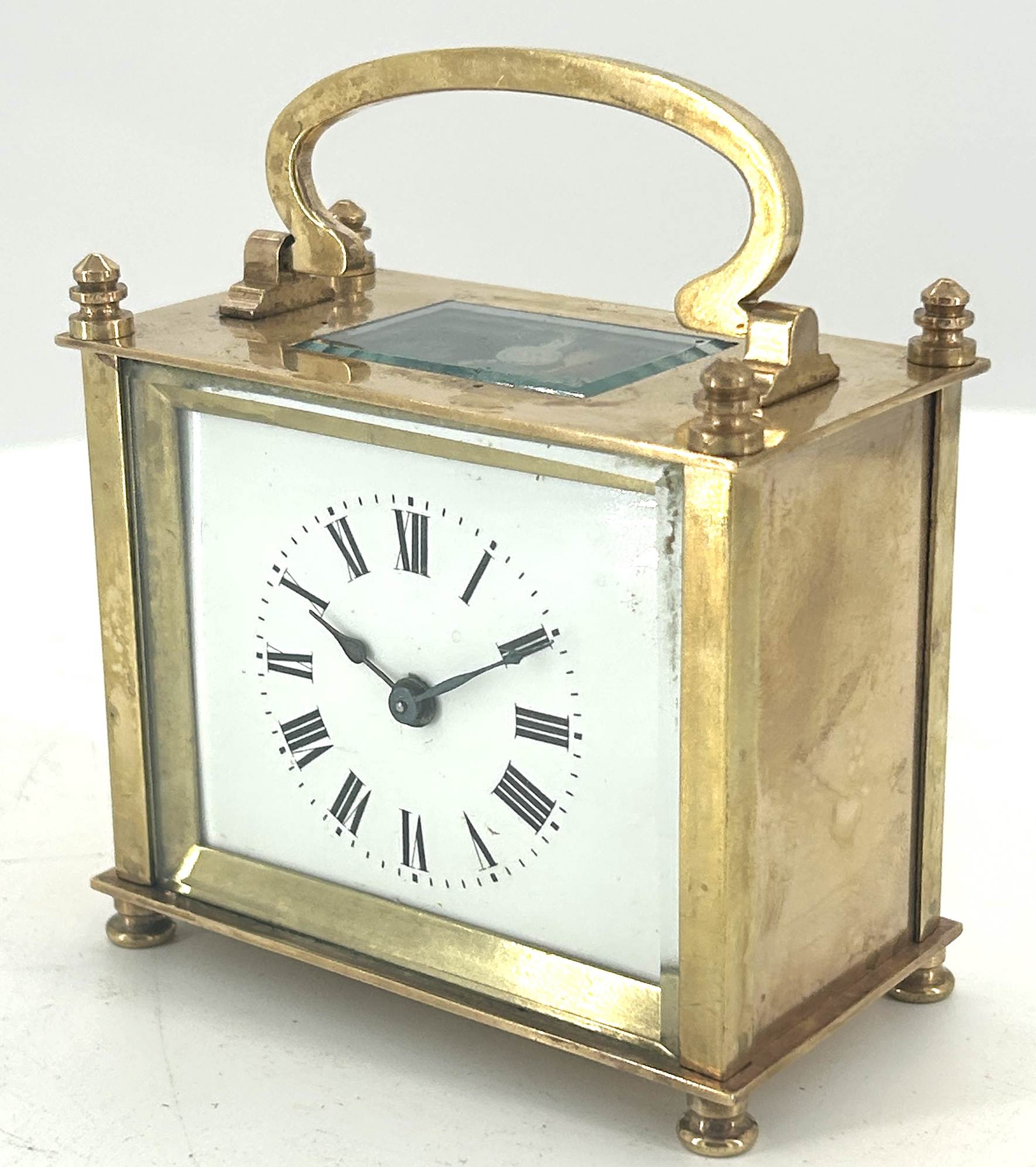 Lovely Antique Rectangle Carriage Clock – Ca1900 - Image 10