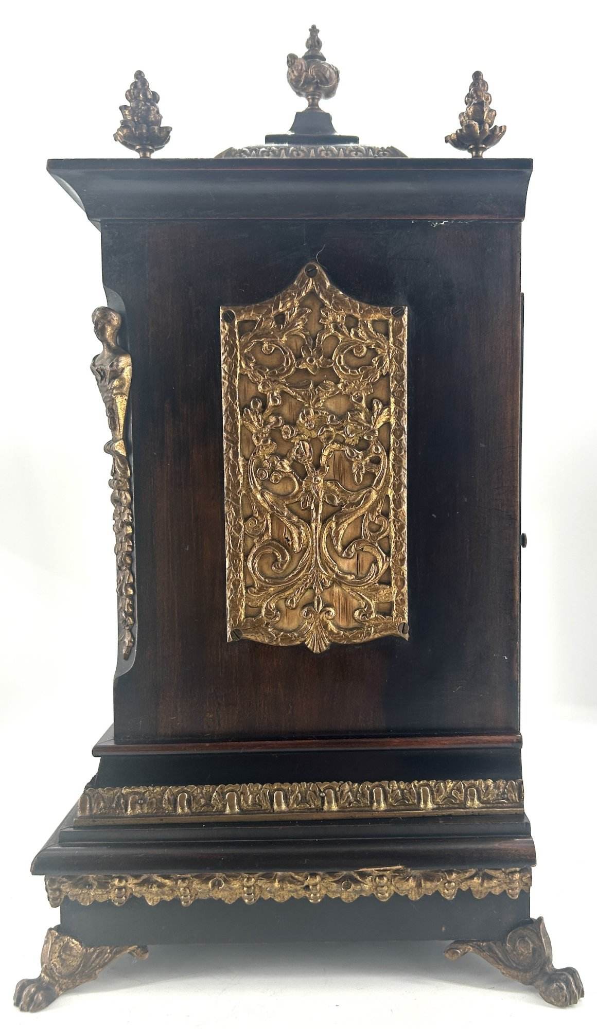 Beautiful Victorian Rosewood Lenzkirch Bracket clock – ca 1890 - Image 11