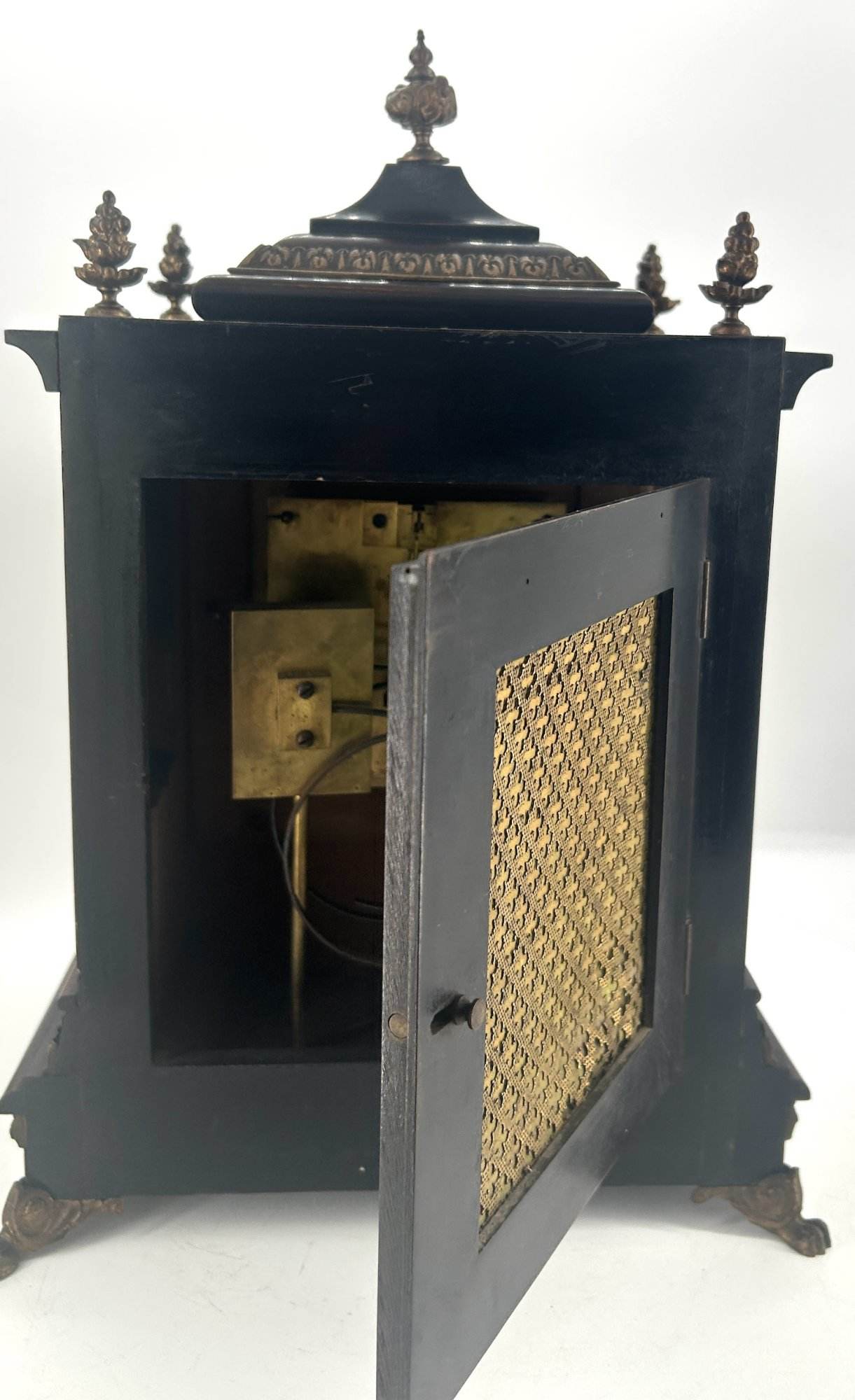 Beautiful Victorian Rosewood Lenzkirch Bracket clock – ca 1890 - Image 5