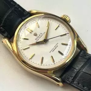 gold Oyster Perpetual Gents Rolex