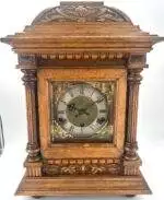 Awesome Walnut case Musical Bracket Clock – ca1920