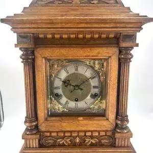 Awesome Walnut case Musical Bracket Clock – ca1920