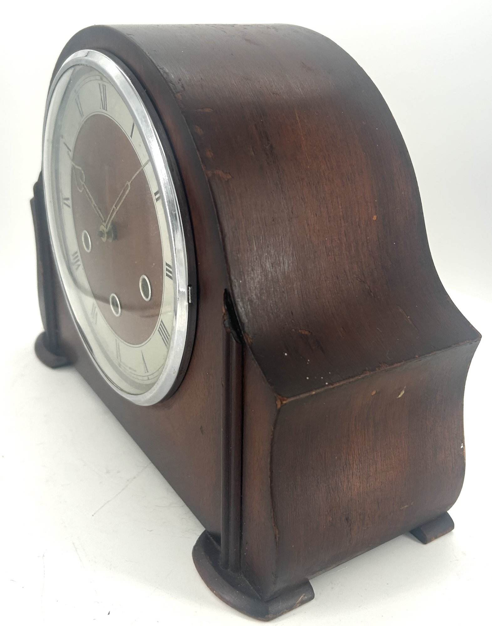 Stylish Art Deco Smiths Westminster Chime Mantel Clock – ca1940 - Image 7