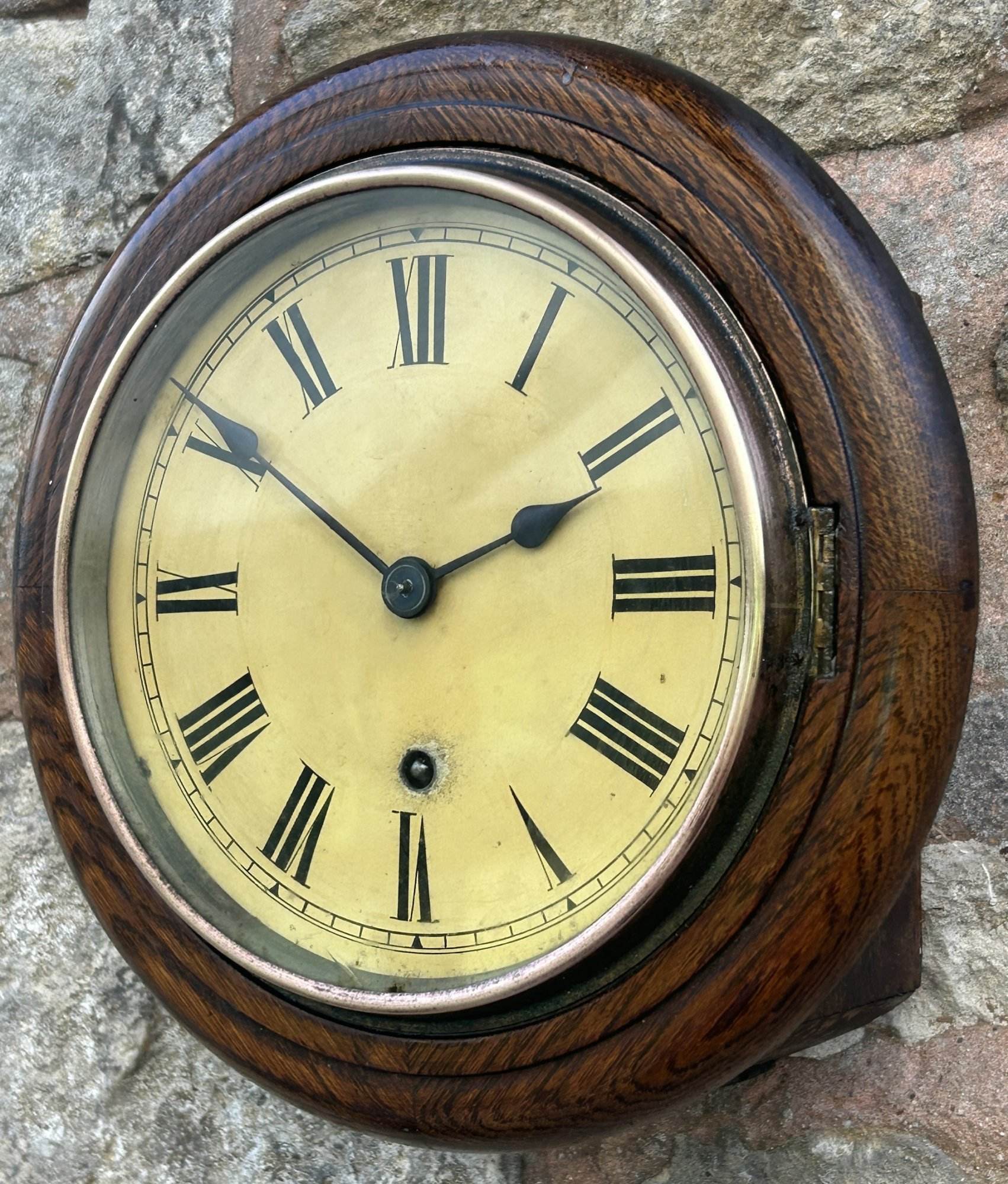 Lovely Antique W & H Oak case wall Clock - 1900 - Image 6