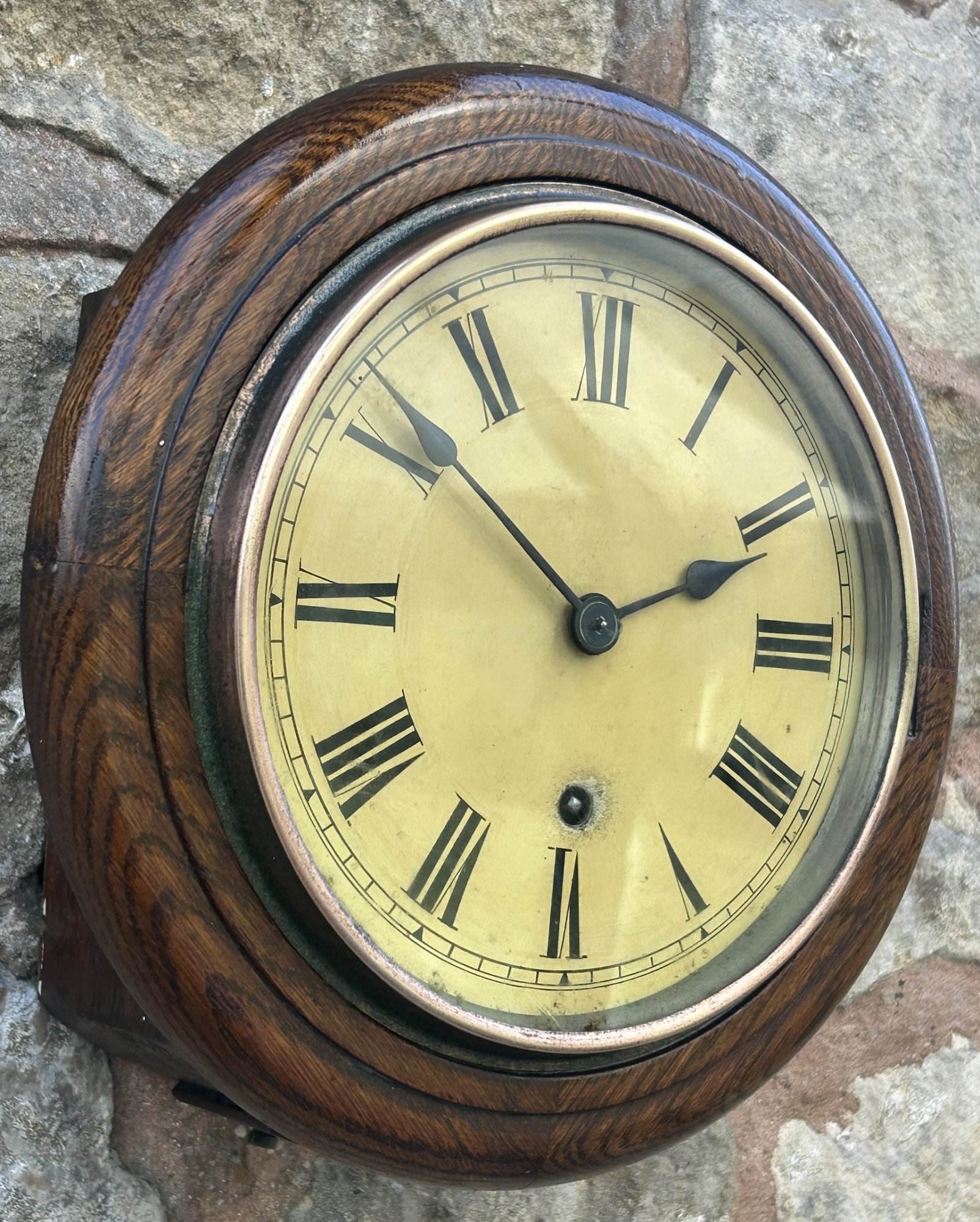 Lovely Antique W & H Oak case wall Clock - 1900 - Image 10