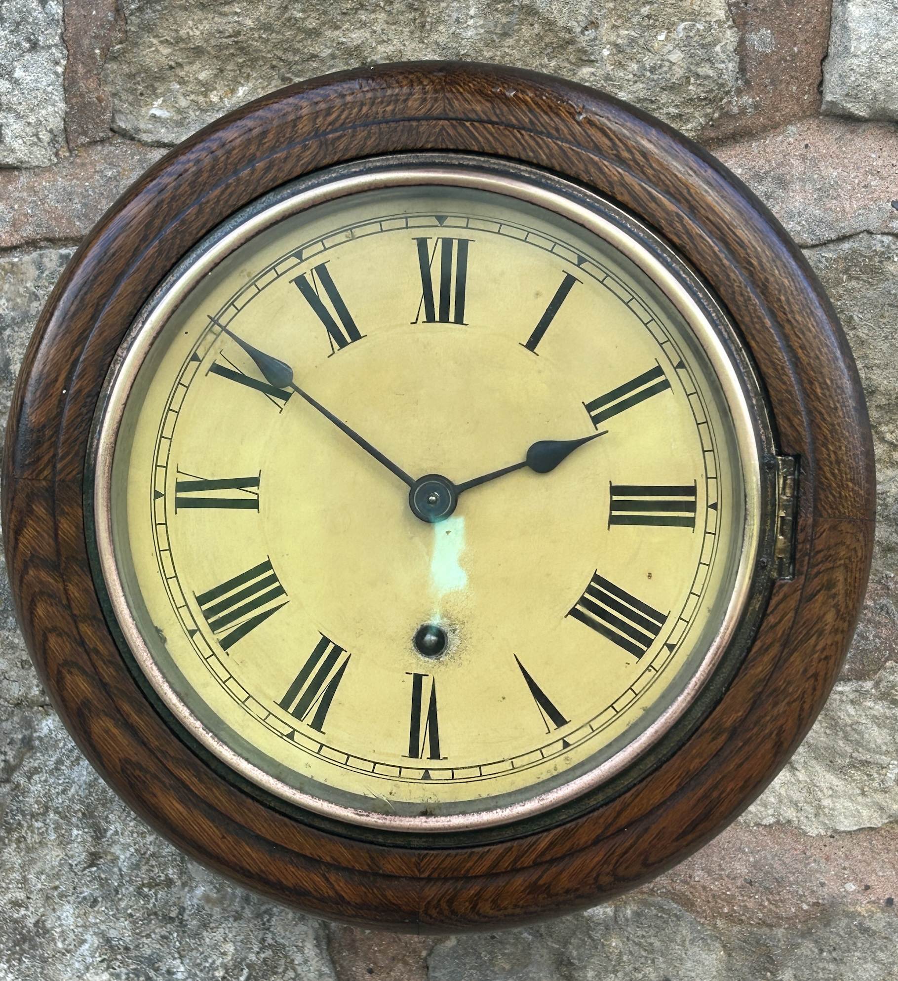 Lovely Antique W & H Oak case wall Clock - 1900 - Image 3
