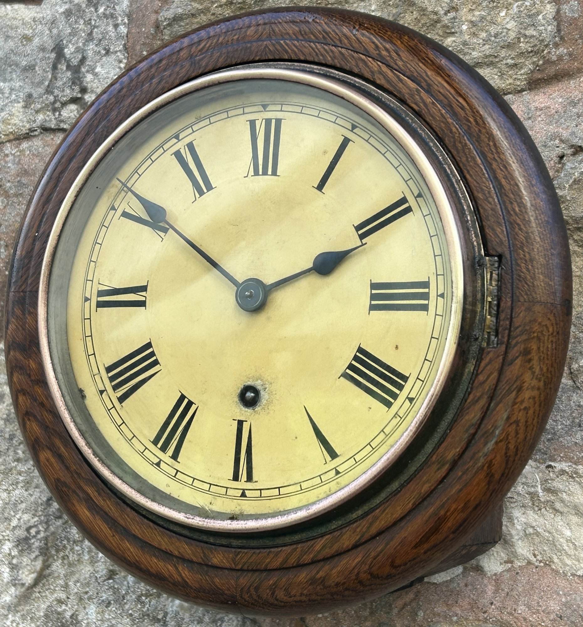Lovely Antique W & H Oak case wall Clock - 1900 - Image 5
