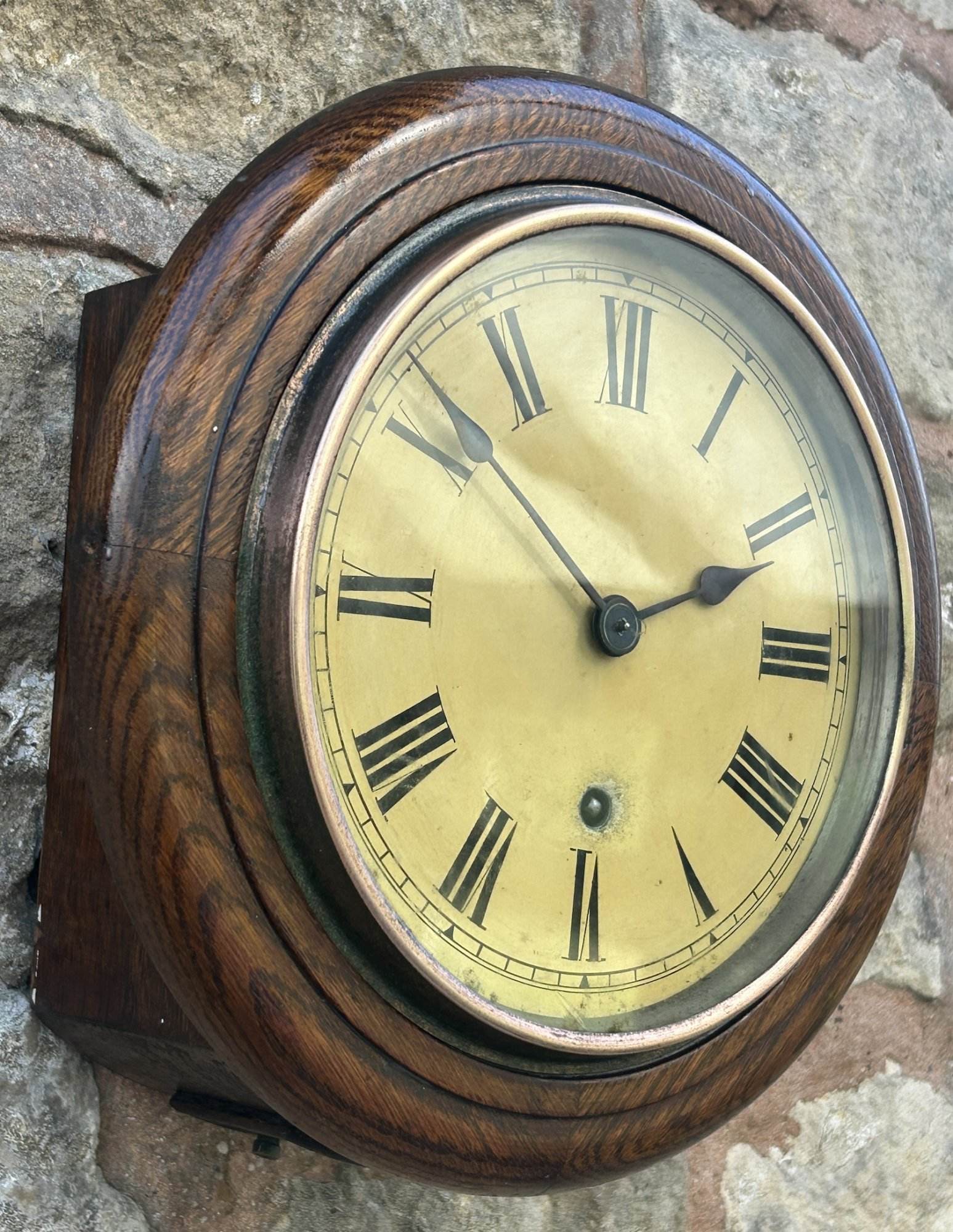 Lovely Antique W & H Oak case wall Clock - 1900 - Image 7