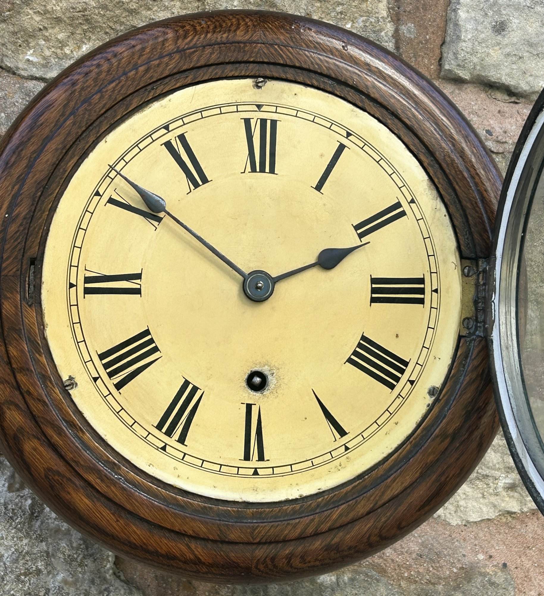 Lovely Antique W & H Oak case wall Clock - 1900 - Image 2