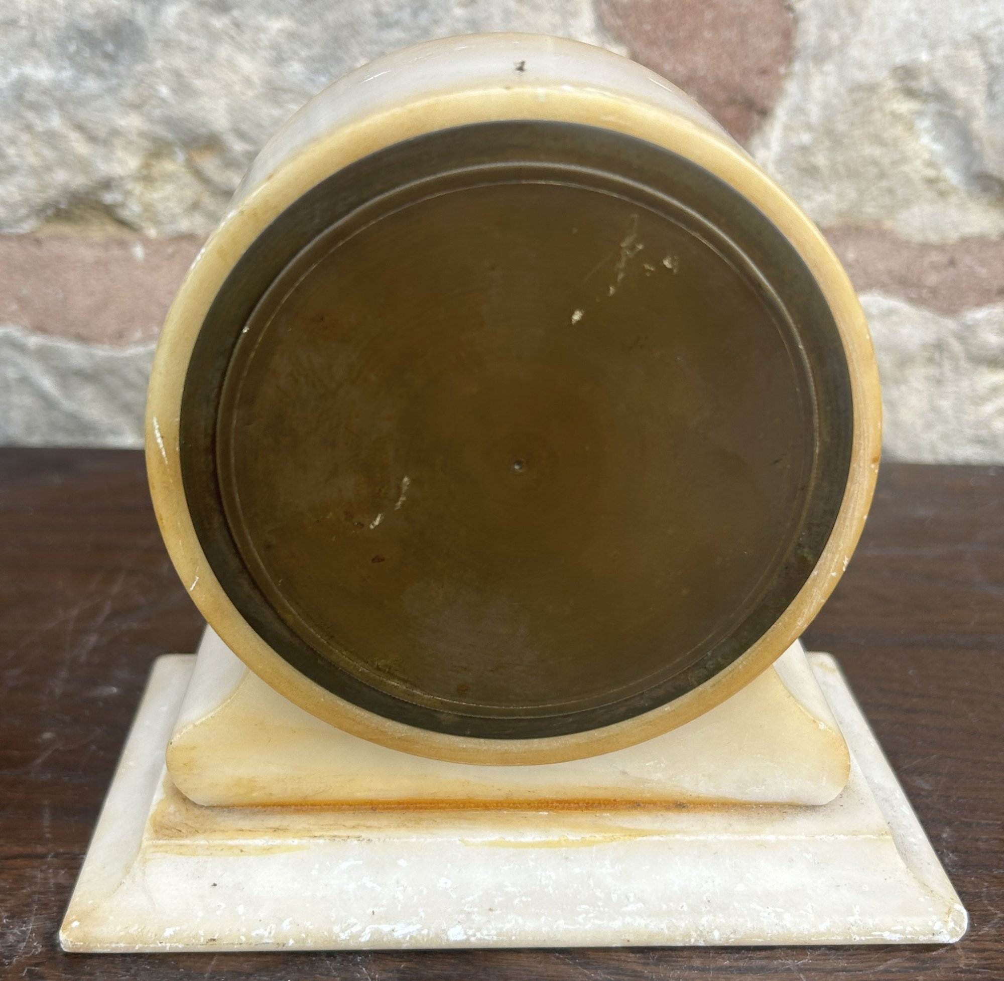 Stylish Edwardian Drum head Mantel Clock - ca1900 - Image 4