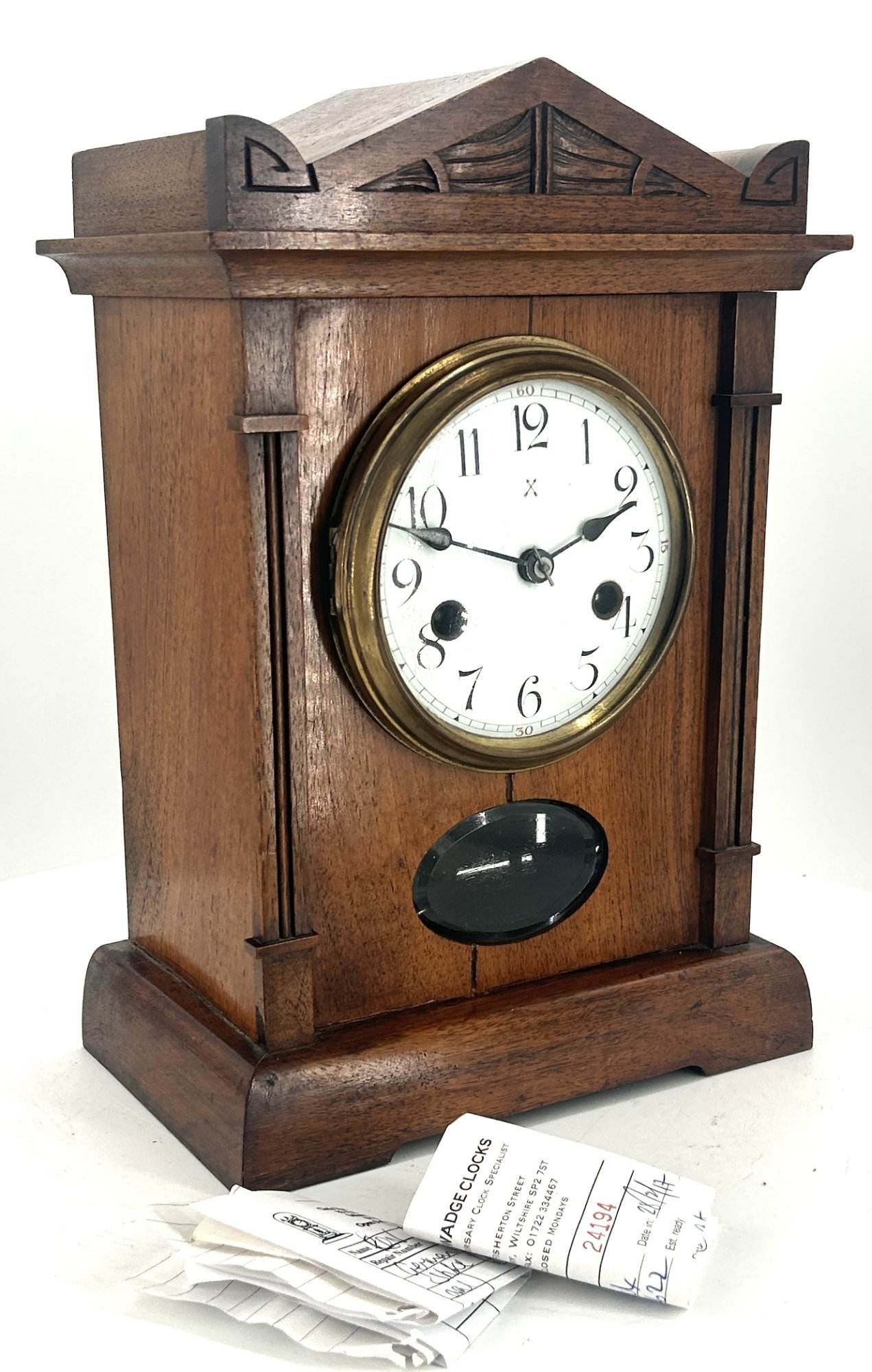 Hac, mantel clock, victorian clock - Image 10