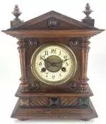 Victorian, Junghans, clock, bracket clock, antique clock