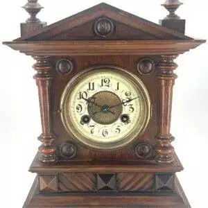 Victorian, Junghans, clock, bracket clock, antique clock