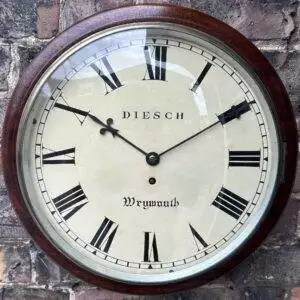 Awesome Victorian Single Fusee Dial Clock - ca 1890