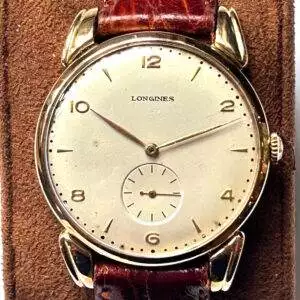 Gents 18ct Gold Longines Watch