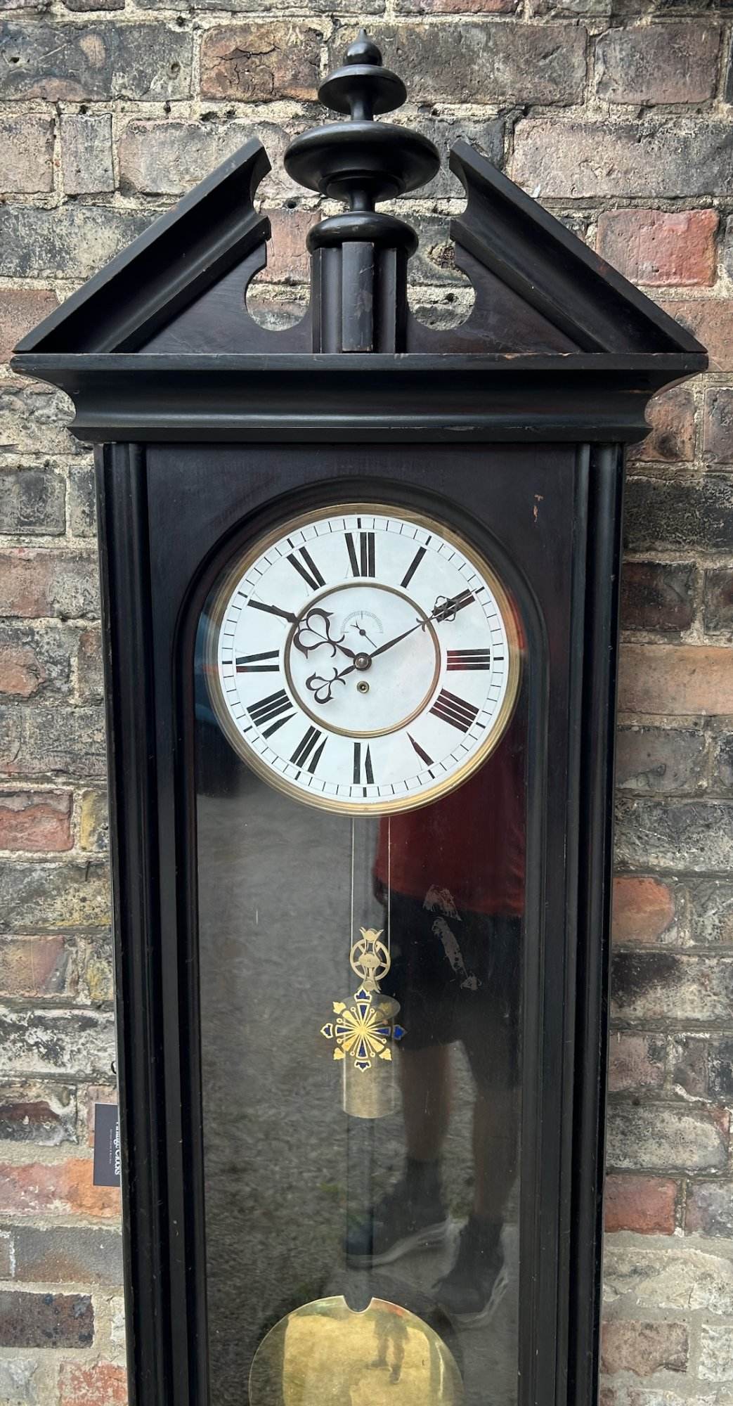 Incredible Ebonised Floor Regulator Clock – Ca 1860 - Image 14