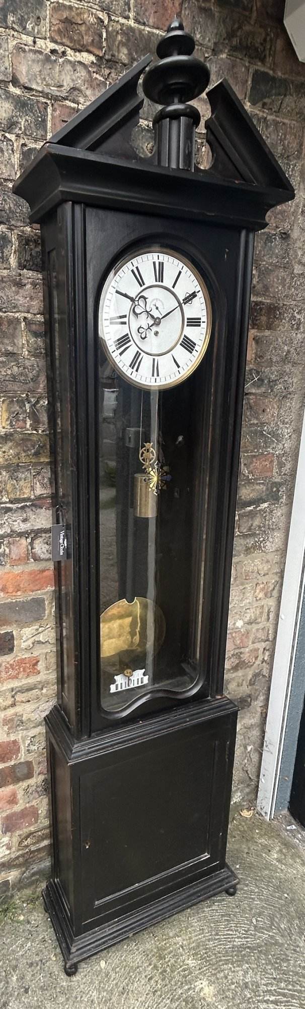 Incredible Ebonised Floor Regulator Clock – Ca 1860 - Image 7