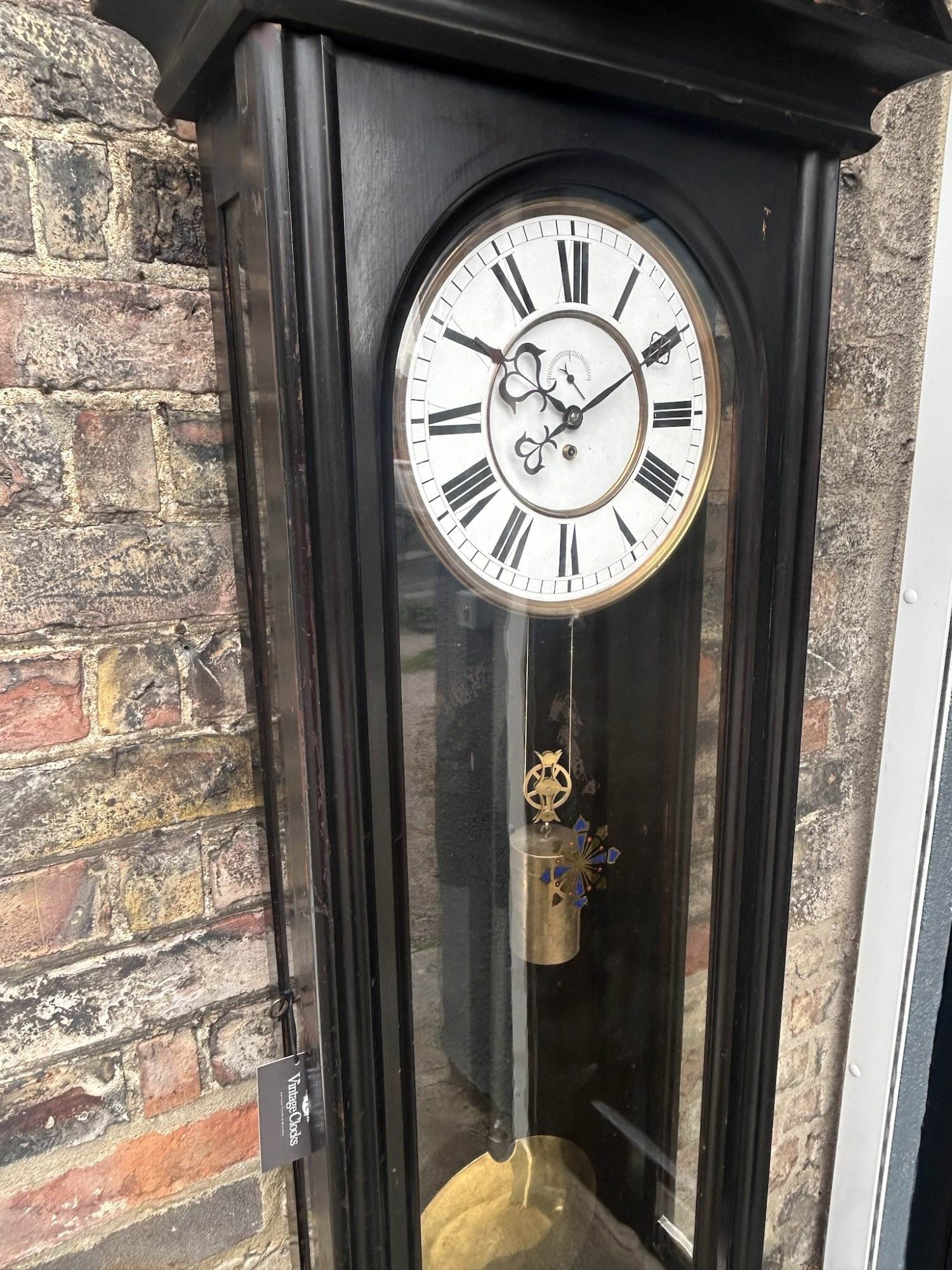 Incredible Ebonised Floor Regulator Clock – Ca 1860 - Image 3