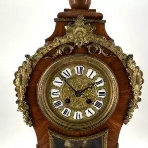 Lovely Kingwood Ormolu Boulle Mantel Clock – Ca 1850