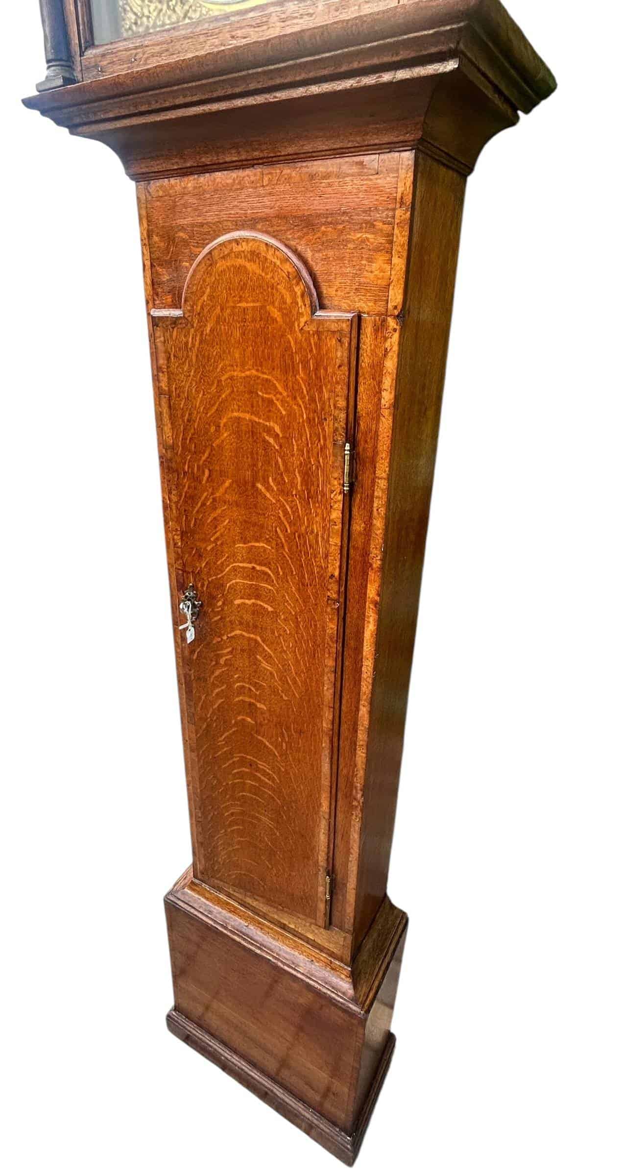 Fantastic Antique English oak case Long Case clock – c 1780