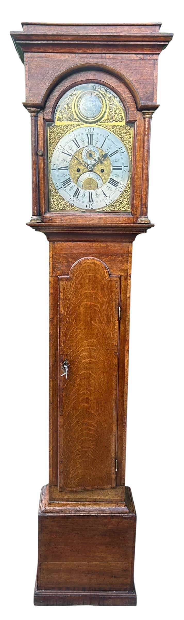Fantastic Antique English oak case Long Case clock – c 1780
