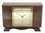 Stunning Vintage Art deco Elliott 8-Day Mantel Clock – Burr Walnut