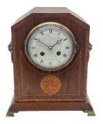 Edwardian French Inlaid Bracket Clock – 8 Day striking Clock