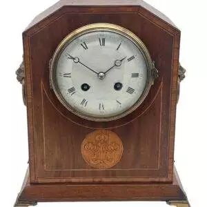 Edwardian French Inlaid Bracket Clock – 8 Day striking Clock