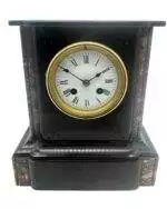 Fabulous Edwardian Marble & Slate Mantel Clock – 8 Day bell striking Clock