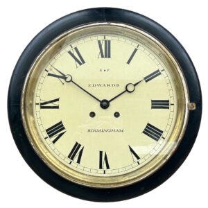 Awesome Large Industrial Antique Dial Wall Clock – ca 1900