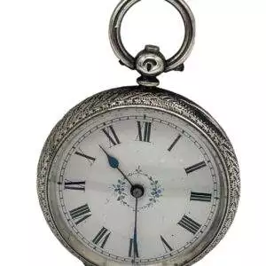 Silver Case Fob Pocket Watch – ca 1880