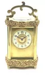 Fantastic Antique Serpentine Cased French 8 day Carriage clock– ca 1890