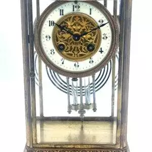 French 4 glass regulator Mantel Clock – ca1880